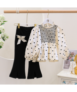Comfortable Cotton Baby Doll Shirt Top Flared Pant 2-PC Set For Girl Princess - $32.00