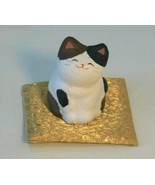 New Japan Traditional Ryukodo Chigiri Paper Maneki Neko Cat Figurine on ... - $13.65 CAD