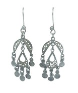 vintage sterling silver chandelier earrings  - £39.34 GBP