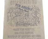 Vtg General Mills Martha Meade Guide to Entertaining Recipe Fold Out Boo... - $13.81