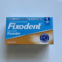 Fixodent Denture Adhesive Powder Extra Hold 2.7 Oz 1 Pack - £9.12 GBP