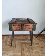 Military Ammo Box Coffee Table | Rustic Industrial Side Table | Vintage ... - $1,847.25 MXN