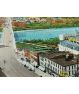 c1920 West Over Miami River Hamilton Ohio Vintage Postcard Bridge Cars S... - £14.40 GBP