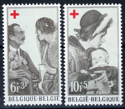 ZAYIX Belgium B822-B823 MNH Semi-Postal Queen Fabiola Royalty 071823S161M - £1.24 GBP