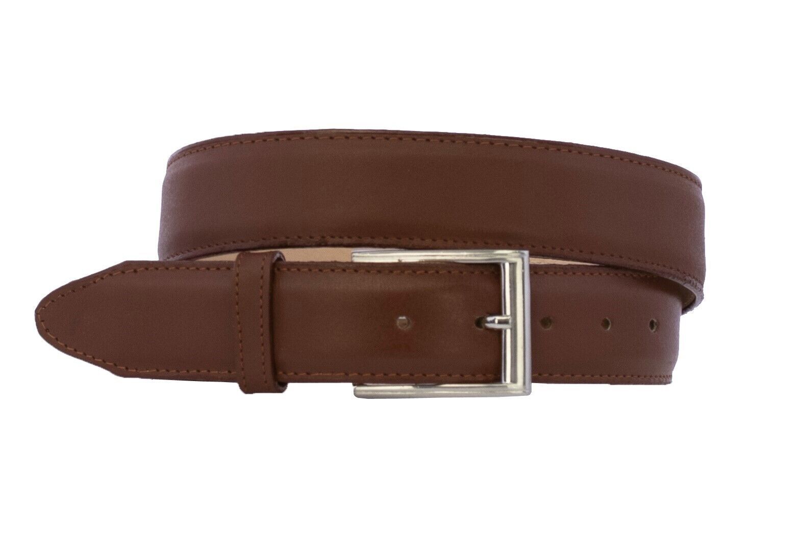 Chedron Cowboy Belt Western Dress Classic Leather Removable Silver Buckl... - $29.99