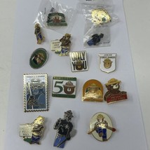 Vtg Lot Smokey The Bear Forest Fire Wildfires Pins Lot Of 15 Vintage - £33.71 GBP