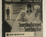 Something Borrowed Something Blue Print Ad Advertisement Connie Sellecca... - £4.76 GBP