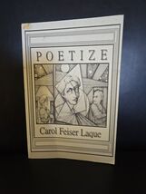 Poetize Carol Feiser Laque Paperback SIGNED Poetry Book Chicago Ohio - $345.82 MXN