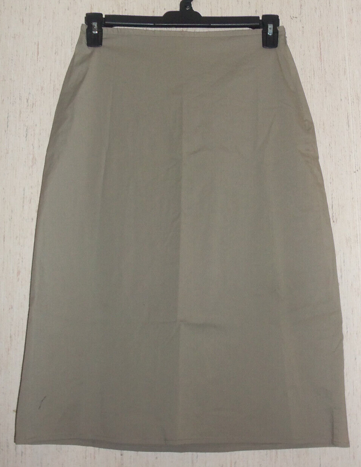 EXCELLENT WOMENS GAP BEIGE SKIRT SIZE 10  --  NO SLITS! - $23.33