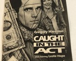 Caught In The Act Tv Guide Print Ad  Gregory Harrison Leslie Hope TPA15 - £4.74 GBP