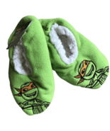 Teenage Mutant Ninja Turtle Michelangelo Boys Slipper Socks Size S/M - £7.85 GBP