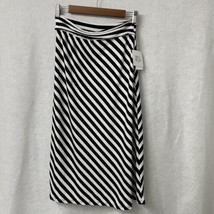 Joey B Girls Chevron Maxi Skirt Elastic Waist Pull On -Size XL - Black &amp;... - $5.94
