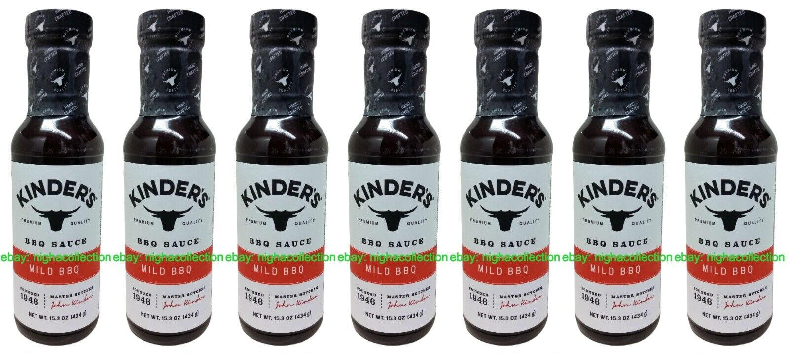 Primary image for ( LOT 7 ) NewKinder'sPremium Quality Mild BBQ Sauce 15.3 ozEa Food Spices SEALED