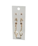 Women Earrings Express Women Assorted Yellow Gold Plated Earrings - $15.53