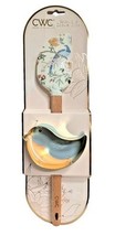 CWC Cook with Color Peacock Blue Bird Spatula Cooke Cutter 12-inch Silic... - $300.43 MXN