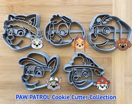PAW PATROL Collection Set of 5 Cookie Cutters | Skye | Marshall | Everest | Rock - £3.92 GBP+