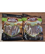Lot Of 2 Lovin&#39; Tenders Chicken &amp; Rawhide Twists Gormet Dog Treats - $26.84 CAD