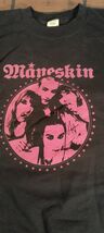 Maneskin Band Rundhalsausschnitt Sweatshirt - Schwarz &amp; Rosa Grafik ~ Ne... - $22.10