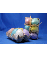 Plastic Speckled Multicolor Pastel Eggs 2 Sets of 6 Decorative Easter Eggs - £7.66 GBP