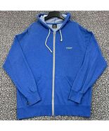 Oakley Hoodie Men Extra Large Blue Regular Fit Full Zip Long Sleeve Y2K XL - $124.08 CAD