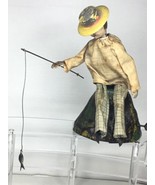 THE PERFECT FISHERMAN ANTIQUE TIN WINDUP TOY FERDINAND MARTIN c1908 - $2,446.03