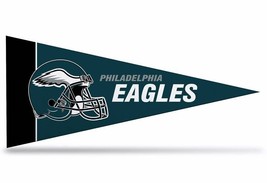 Philadelphia Eagles NFL Felt Mini Pennant 4&quot; x 9&quot; Banner Flag Souvenir NEW - £2.91 GBP