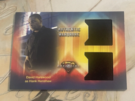 Supergirl season 1 dual wardrobe card DM3 David Harewood as Hank Henshaw - $11.88