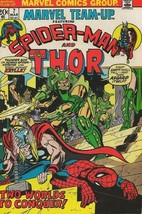 Marvel Team Up #7 ORIGINAL Vintage 1973 Spiderman Thor - £23.29 GBP
