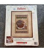 Believe Santa Dimensions Counted Cross Stitch Kit 8408 Mary Engelbreit 1... - €18,87 EUR