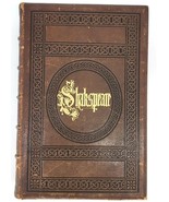 1863 The Works of William Shakespeare Complete Leather Bound Gold Gilt O... - £208.38 GBP