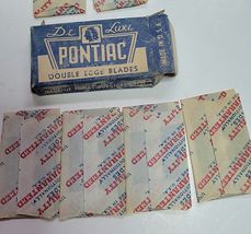 DELUXE PONTIAC DOUBLE EDGE BLADES VINTAGE IN ORIGINAL BOXES image 6