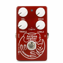 Caline CP-74 Red Action Replay Distortion Guitar Effect Pedal with True Bypass - £26.00 GBP