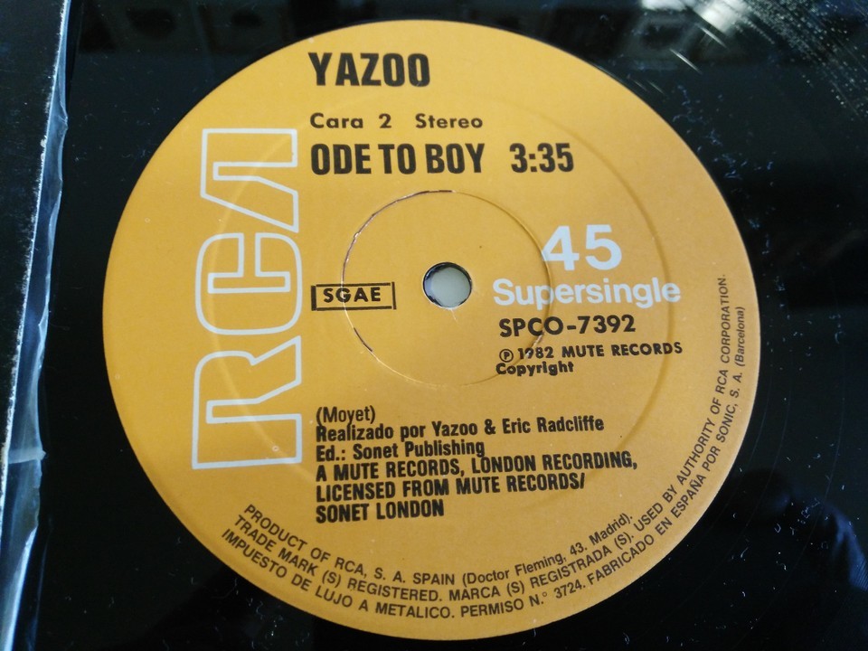 YAZOO THE OTHER SIDE OF LOVE MAXI LP 12" VINYL 1982 RCA SPAIN EDITION-
show o... Item image 2