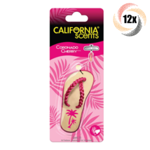 12x Packs California Scents Coronado Cherry Scent Sandal Car Air Freshener - £40.52 GBP