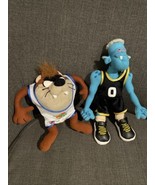 1996 Tasmanian Taz 8” &amp; Blanks Monster Space Jam McDonalds Plush Looney ... - $19.79