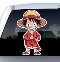 Anime One Piece Happy Luffy Pirate Straw Hat Sticker Decal Truck Car Wall Phone - £3.18 GBP+