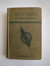 Quo Vadis by Henryk Sienkiewicz 1898 Illustrated HC Vtg Antique Popular Edition - £18.60 GBP