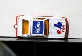 Vintage Corgi Ford Mustang Cobra White and Red Montreal Expos Die Cast Car Trunk - £11.64 GBP