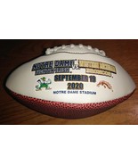 University Of Notre Dame Baden Mini Football W/ ND vs Western Michigan 9... - £5.98 GBP
