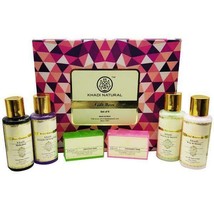 Khadi Natural Gift Box set of 6 Cleanser Body Wash Moisturizer Soap Cond... - $36.39