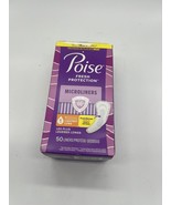 Poise Daily Microliners Light Absorbency Long Length #1 incontinence 50 ... - $8.99