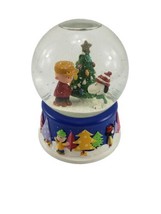 Peanuts Hallmark Musical Water Snow Globe Plays Oh Christmas Tree - £19.57 GBP