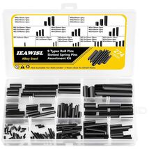 274 Pcs Roll Pin Set, Slotted Metric Roll Pins 65Mn Steel - M1.5 M2 M2.5... - $13.33