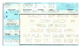 Jerry Garcia Bande Concert Ticket Stub Peut 19 1989 Irvine de Californie - £40.00 GBP