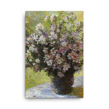 Claude Monet Bouquet of Gadiolas, Lilies and Dasies, 1878.jpeg Canvas Print - $99.00+