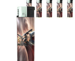 Bad Girl Pin Up D5 Lighters Set of 5 Electronic Refillable Butane  - £12.47 GBP
