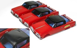 3 1967 Ideal Motorific 1/43 Barracuda Body Set Sweet Unused but Glue-Roof-Marks - £23.63 GBP