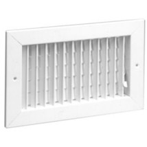 Hart &amp; Cooley 075002 - 8&quot; x 4&quot; 821 White Steel Register Vertical Fins - £17.59 GBP