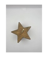 Rustic Star Candle – Gold Textured Wax – Primitive Holiday Decor – Unused - €12,88 EUR