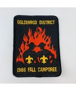 Vintage BSA Boy Scouts of America Patch Goldenrod District 1986 Fall Cam... - $10.38 CAD